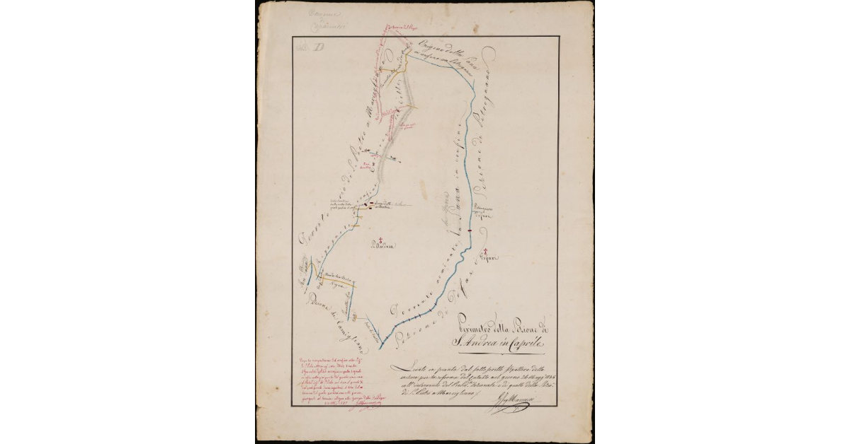 Perimetro della sezione di Sant’Andrea in Caprile