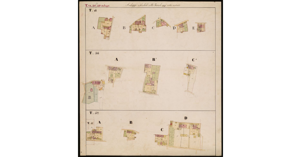 [T. 18, T. 36, T. 51, T. 52 – Quinto Circondario-Sviluppi]