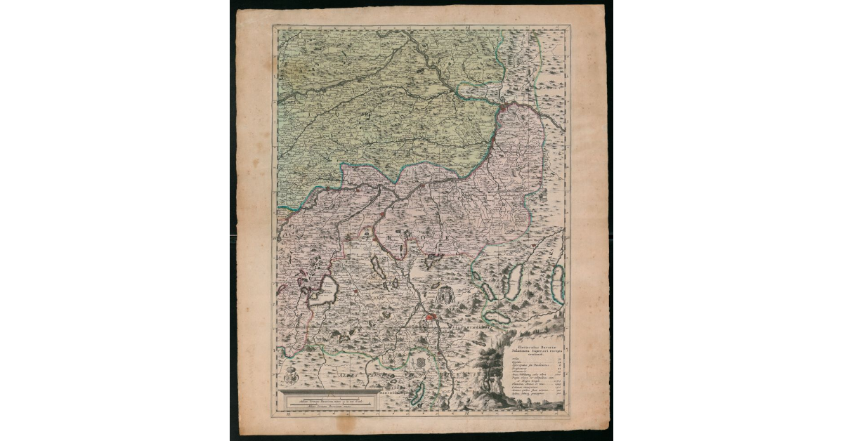 Electoratus Bavariae Palatinatu superiori excepto continet [Secondo foglio]