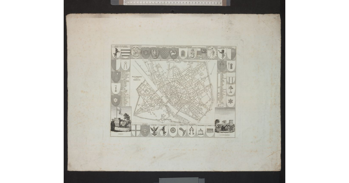 Plan indicatif de la ville de Florence
