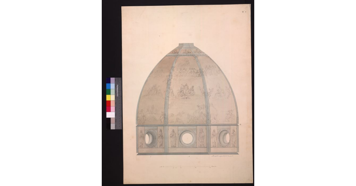 [Disegno della cupola del duomo di Firenze]