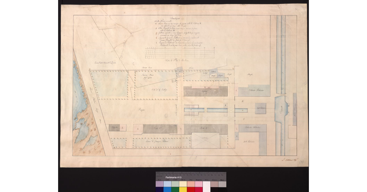 [Progetto per la sistemazione e l’ampliamento dell’area dell’ospedale a Livorno]