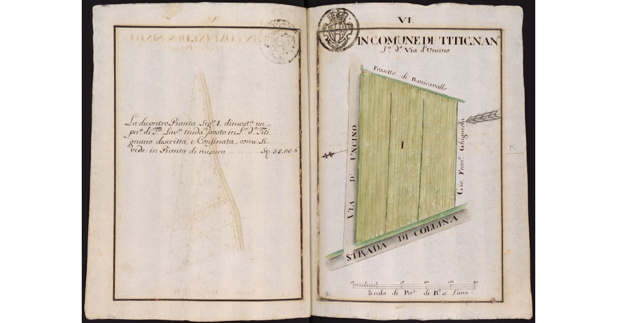 In Comune di Titignano loco detto via d'Uncino