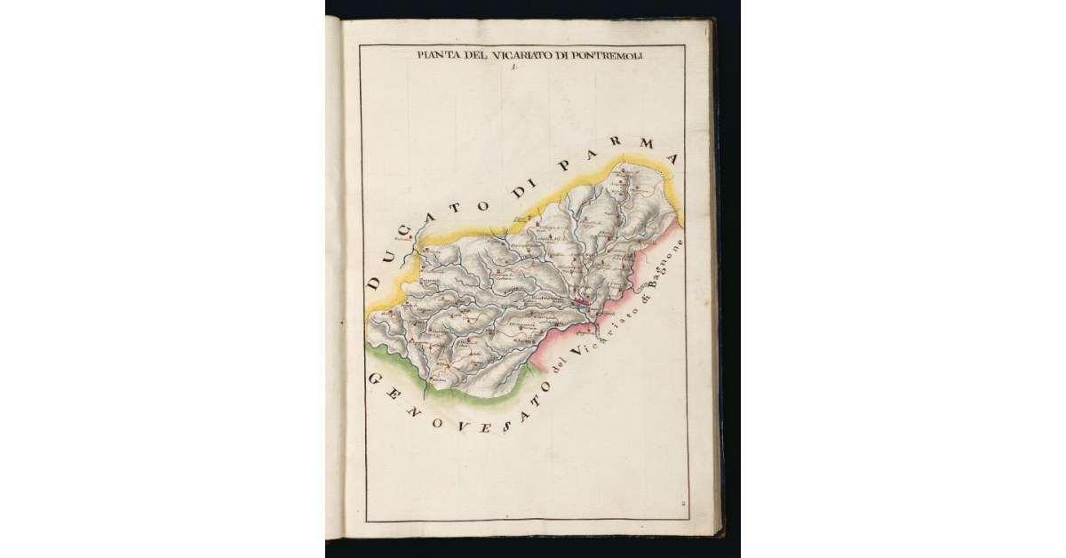 Pianta del Vicariato di Pontremoli