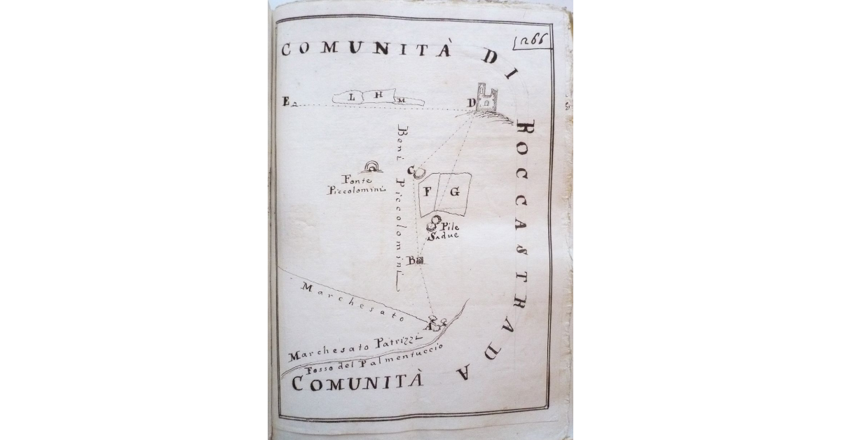 [Controversia confinaria tra la comunità di Roccastrada e il nobile Signor Orazio Piccolomini)