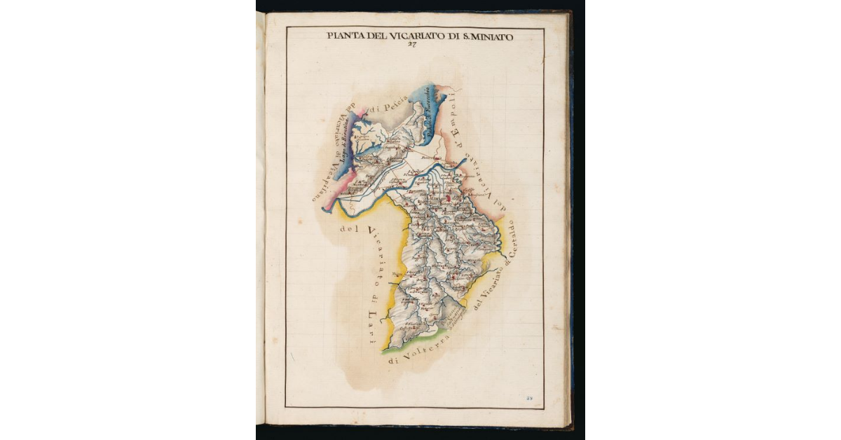 Pianta del Vicariato di S. Miniato