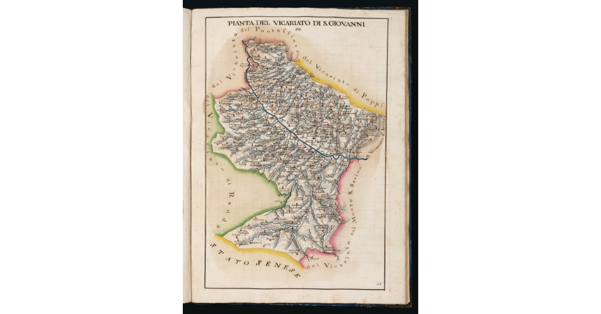 Pianta del Vicariato di S. Giovanni