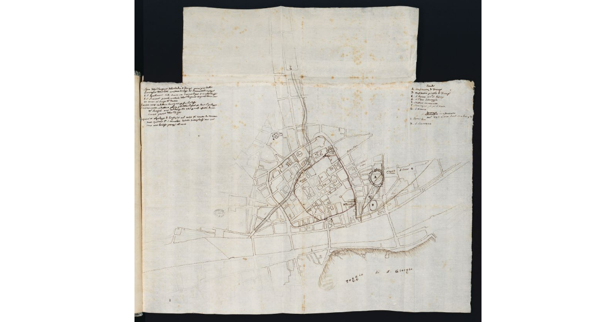 [Pianta della città di Firenze con ricostruzione storico-topografica]