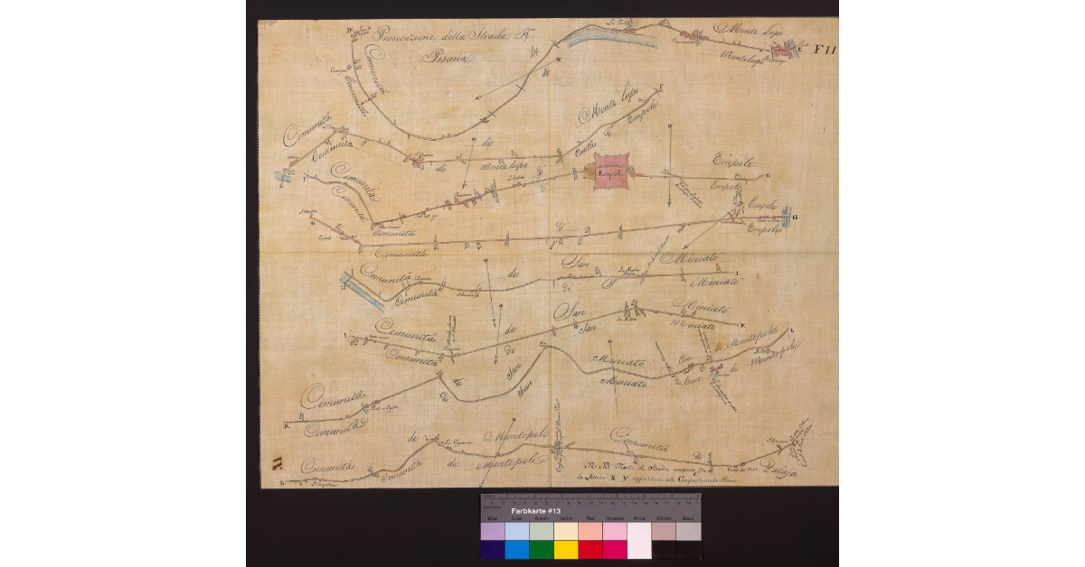 Prosecuzione della Strada Regia Pisana
