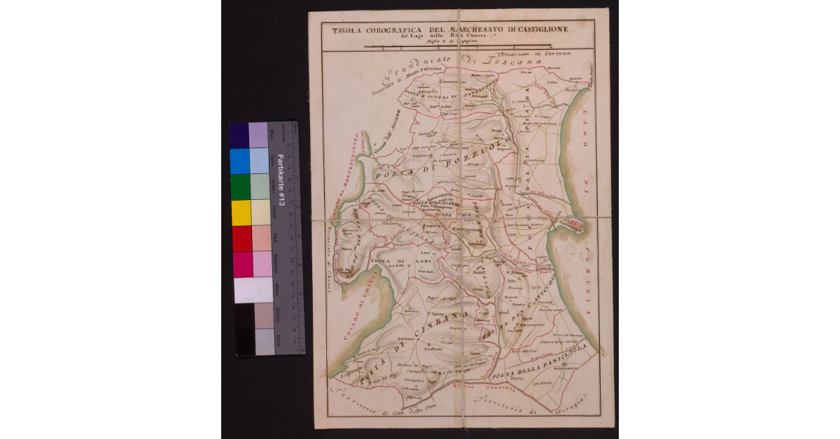 Tavola corografica del marchesato di Castiglione del Lago della Reverenda Camera