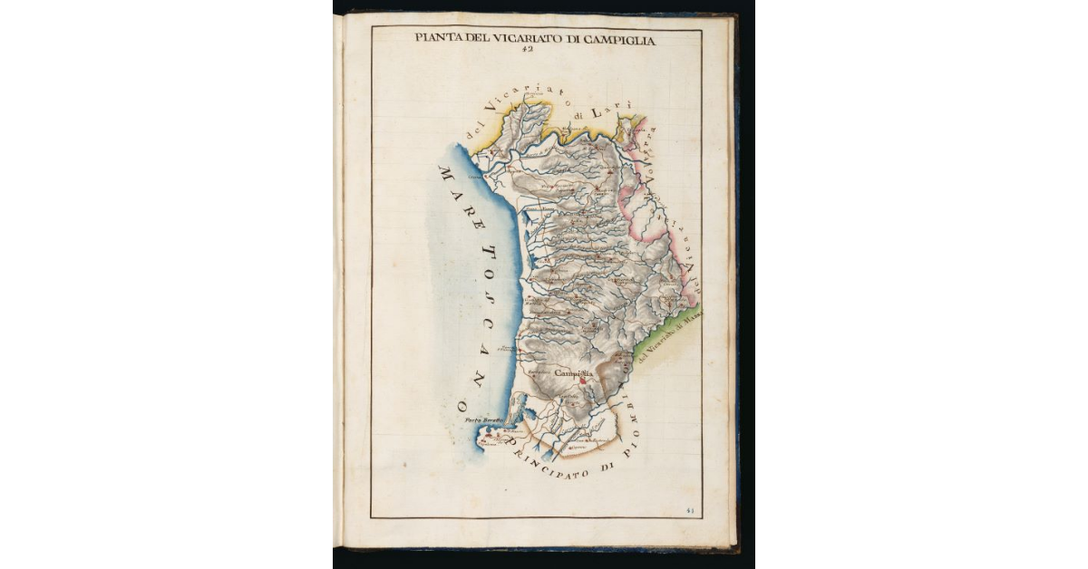 Pianta del Vicariato di Campiglia