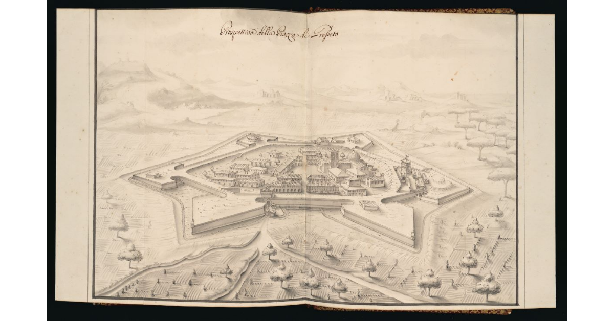 Prospettiva della Piazza di Grosseto