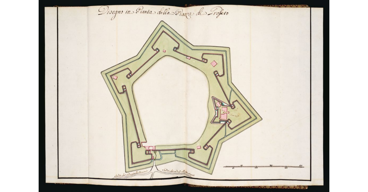 Disegno in Pianta della Piazza di Grosseto