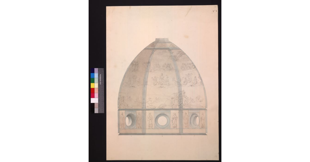 [Disegno della cupola del duomo di Firenze]