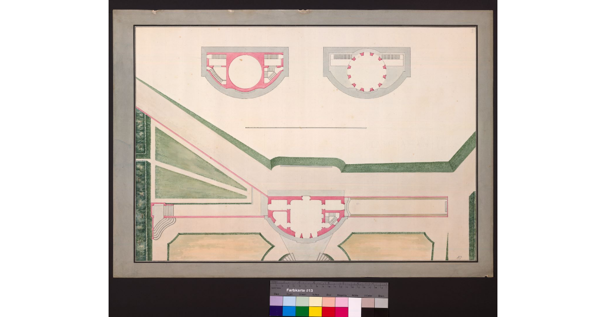 Piante del primo, secondo e terzo piano del Caffe-Hauss [di Boboli]