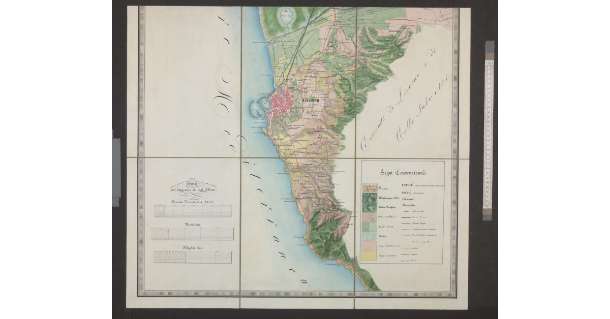[Carta Topografica della Toscana nord-occidentale]