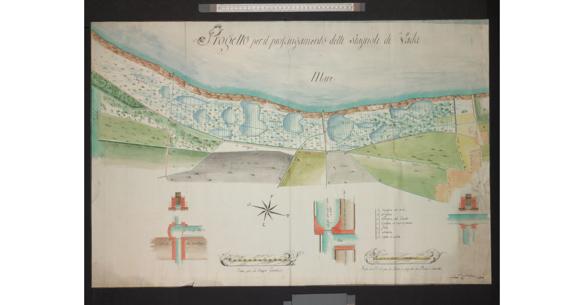 Progetto per il prosciugamento delli Stagnoli di Vada