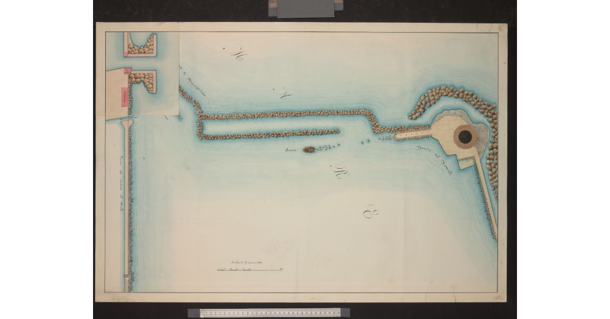 [Progetto per lavori da farsi al porto di Livorno]