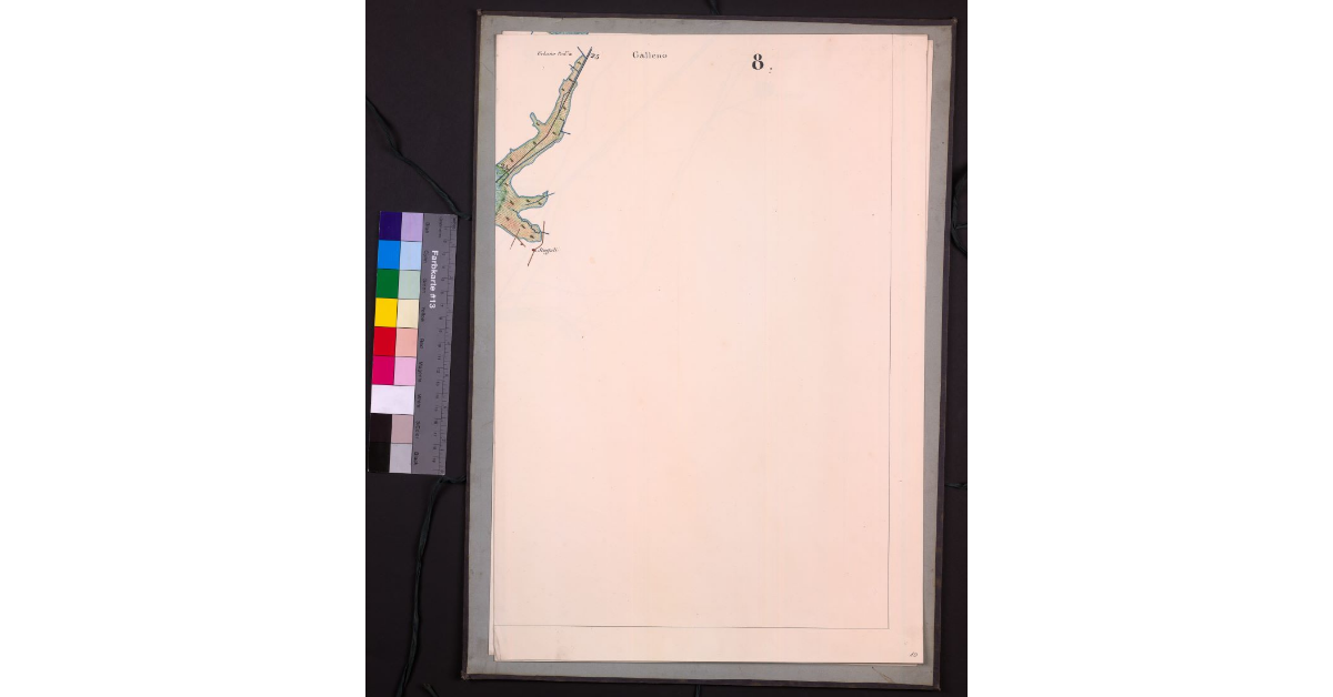 Mappa geometrica del lago di Bientina