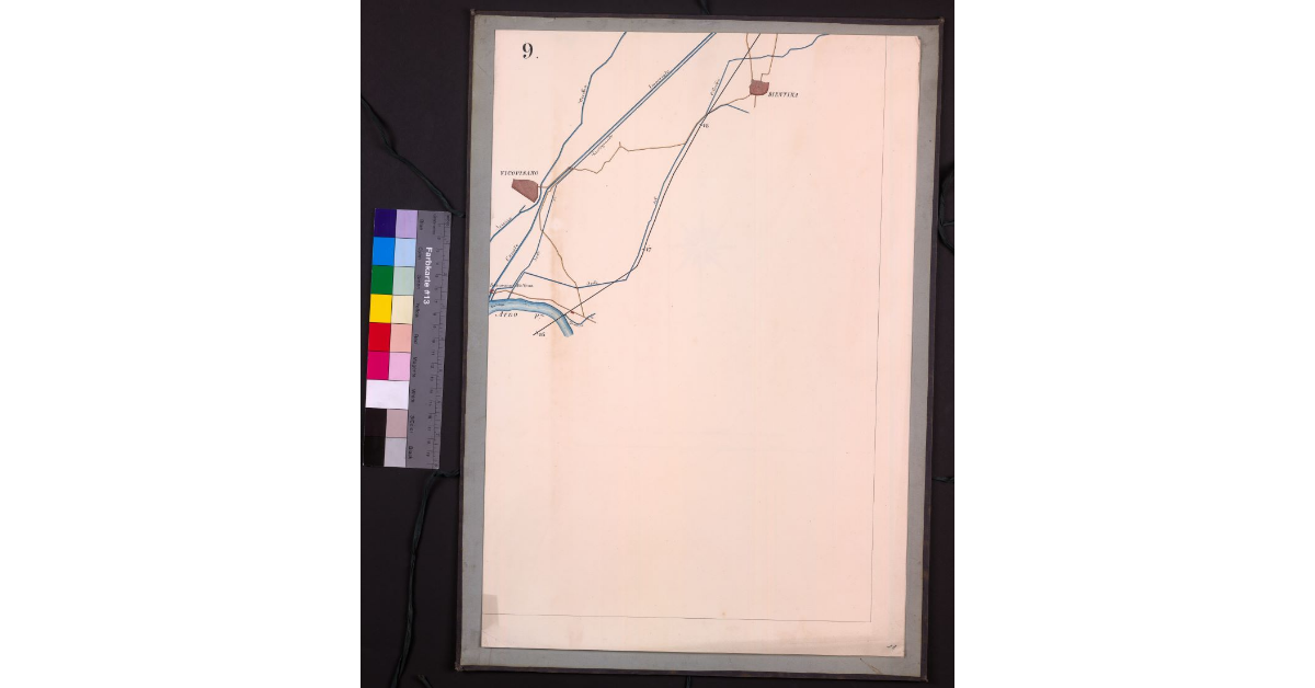 Mappa geometrica del lago di Bientina