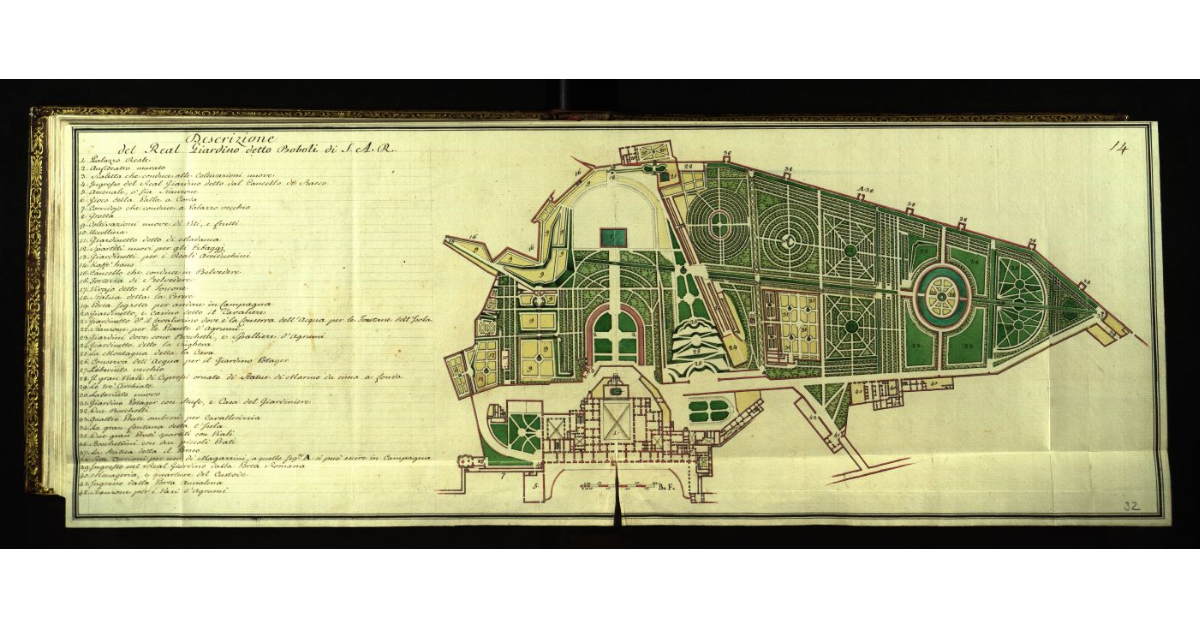 Descrizione del Real Giardino di Boboli di S.A.R. [a Firenze]