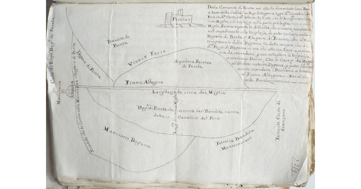 [Luogo detto "Cavallini" all'interno della Dogana di Pereta]