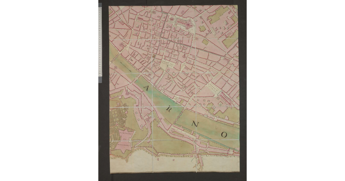 Pianta della Città di Firenze esattamente misurata nell'anno 1778