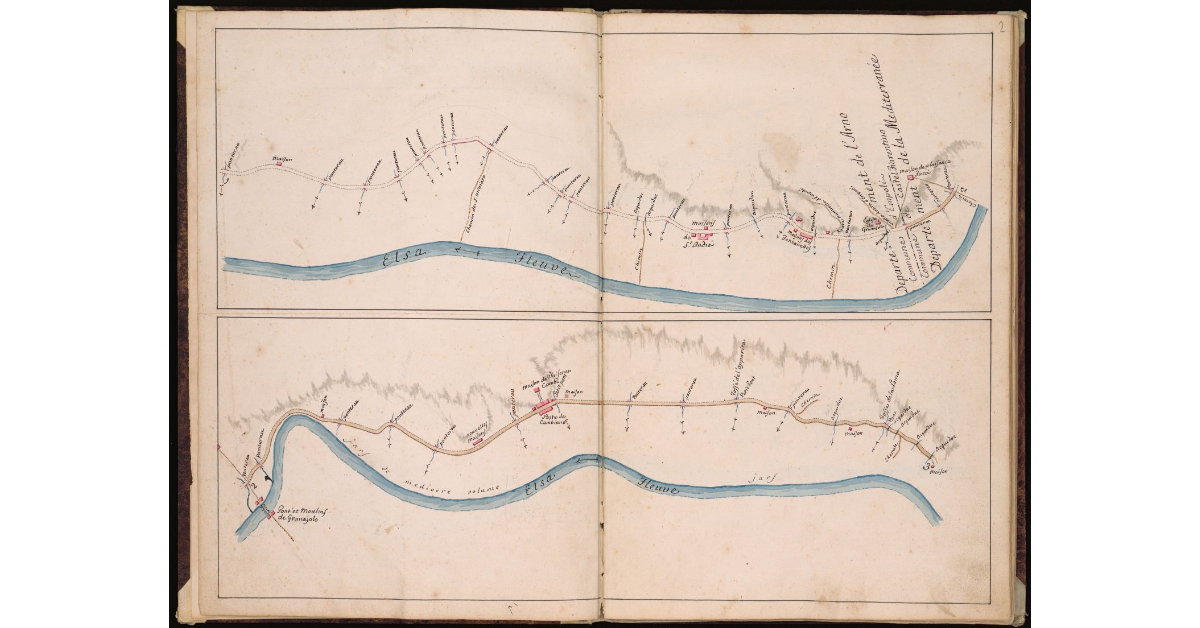 Route de Pise a Sienne, depuis l'Osteria Bianca, ou elle se detache de la Route de Livourne a Ancone par Florence et Arezzo etc., jusqu'a Poggibonsi, ou elle rencontre la Route de Paris a Rome par Florence [Tavola I]