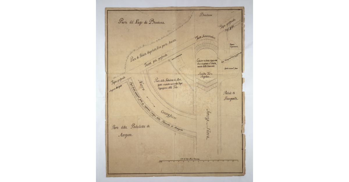 [Disegno dei lavori da effettuarsi sulla Serezza del 1560]