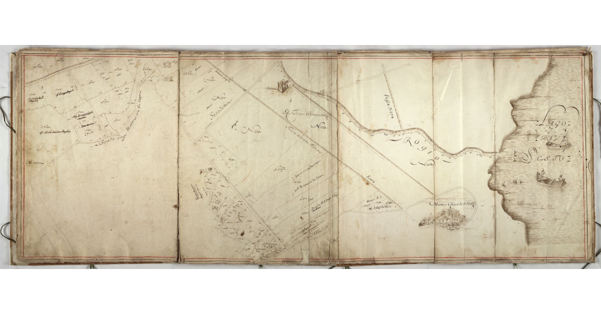 [Beni sulla strada lungo il monte ora Rio Nuovo nel comprensorio del lago di Sesto o Bientina]