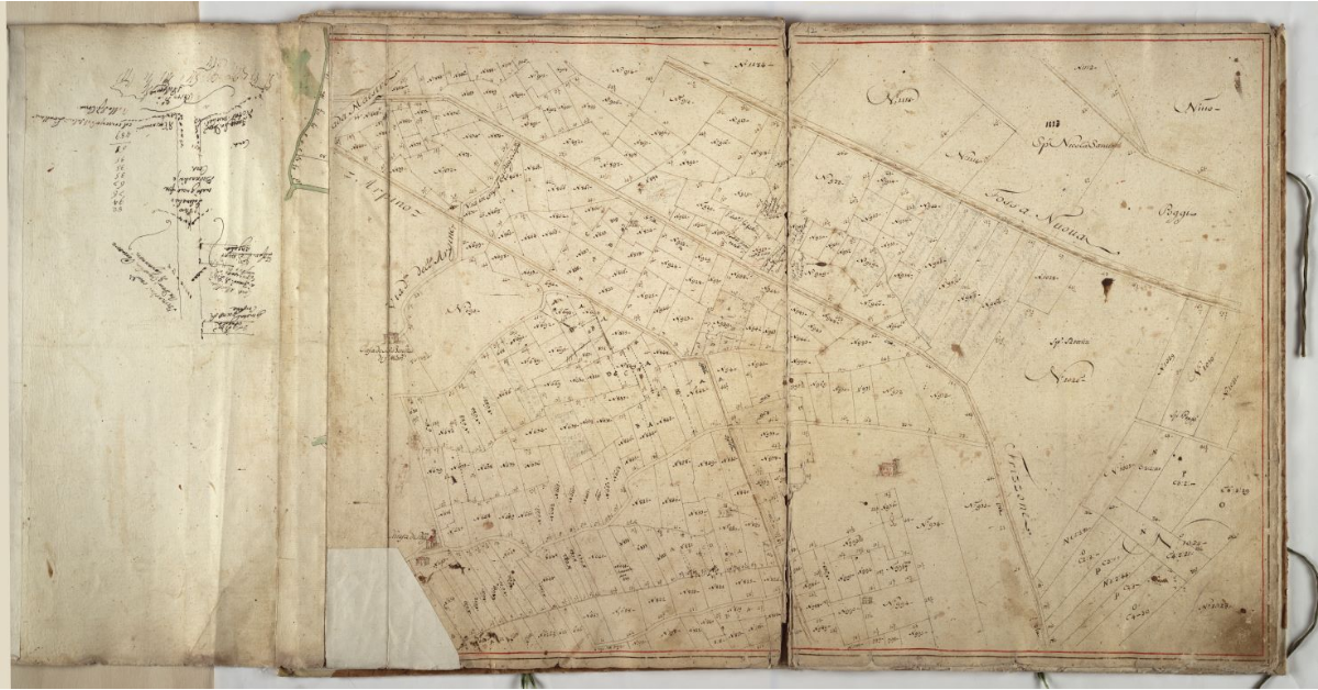 [Insediamenti nei pressi della Fossa Nuova nella Piana di Lucca]