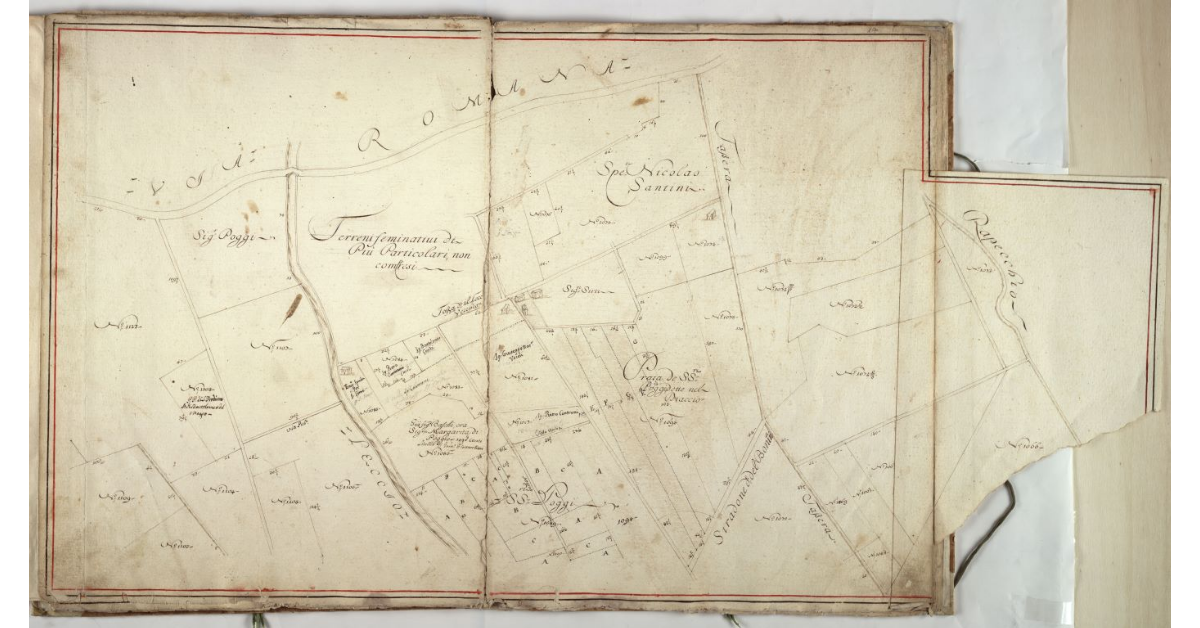 [Beni tra la via Romana e lo stradone Buonvisi nella Piana di Lucca]