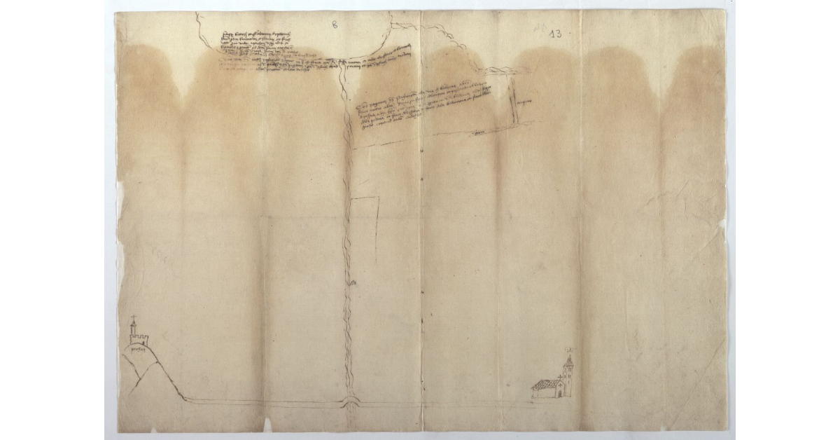 [Disegno del Lago di Sesto o Bientina]