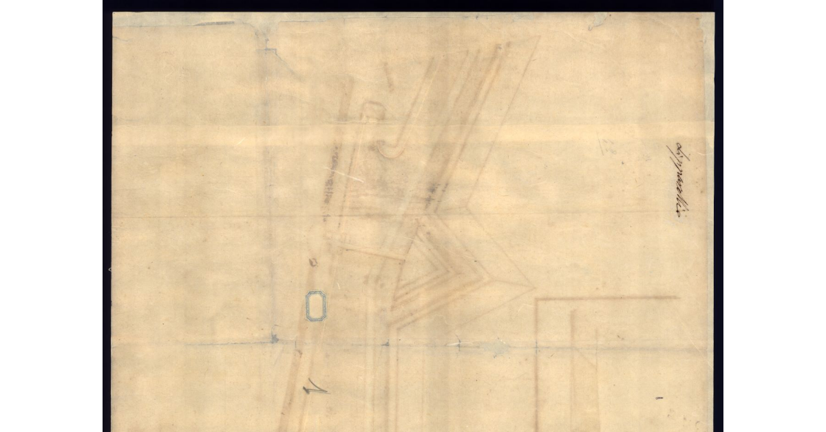 Disegno delle fortificationi di fuori da farsi tra il Baluardo S. Croce et il Baluardo S. Martino [a Lucca]