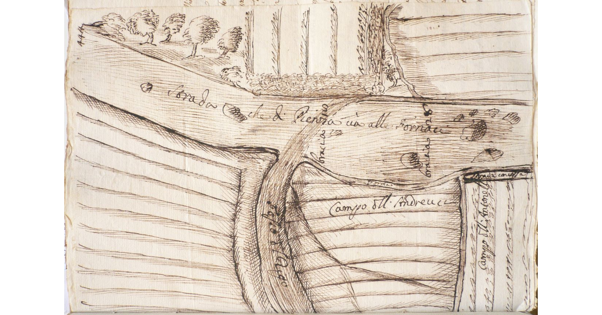 [Strada che da Pienza conduce nel comune di Palazzo Massaini]