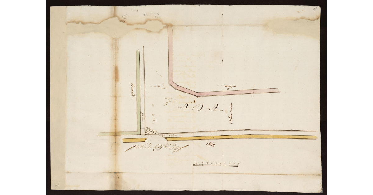 [Particolare di Strada Nuova a Livorno]