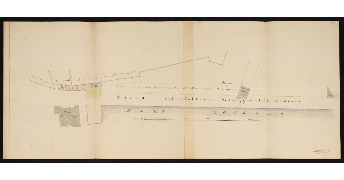 [Allargamento della via del pubblico passeggio dell'Ardenza a Livorno]