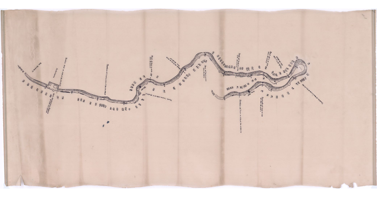 [Strada Stia-S. Sofia. Planimetria]