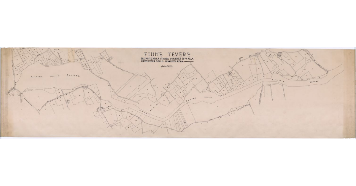 Fiume Tevere dal Ponte della strada statale n. 73 alla confluenza con il torrente Afra