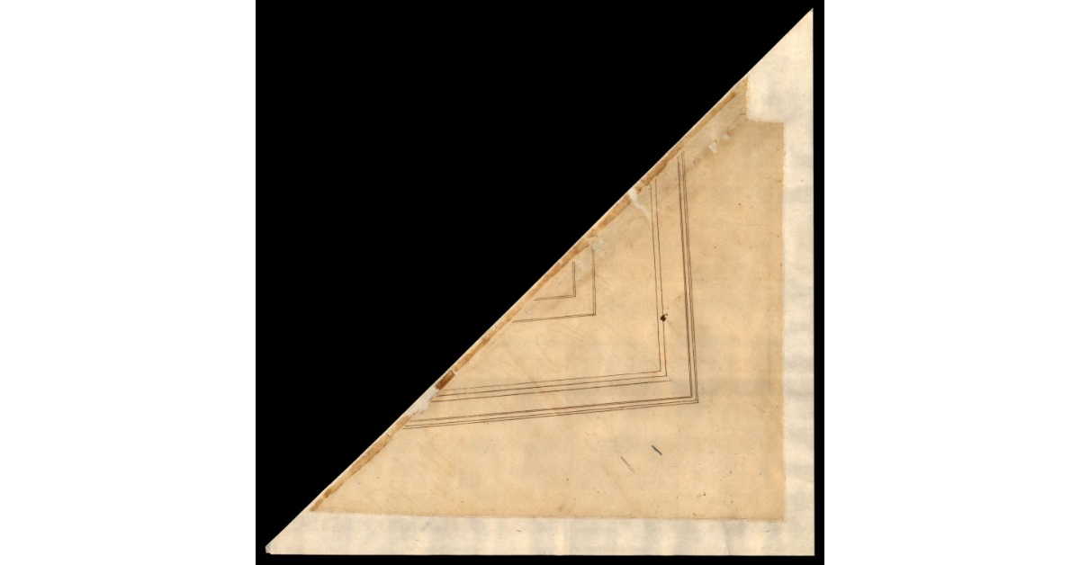 Pianta con la ritirata della scarpa della nuova fortificatione con le sue difese, nel modo apunto che sta posta sul proprio sito [a Lucca]