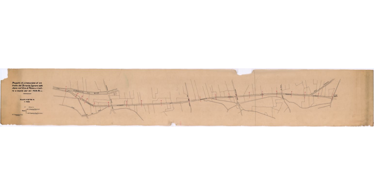 Progetto di sistemazione di un tratto del Torrente Leprone dallo sbocco nell'Esse di Foiano a risalire il monte per ml 1429,70