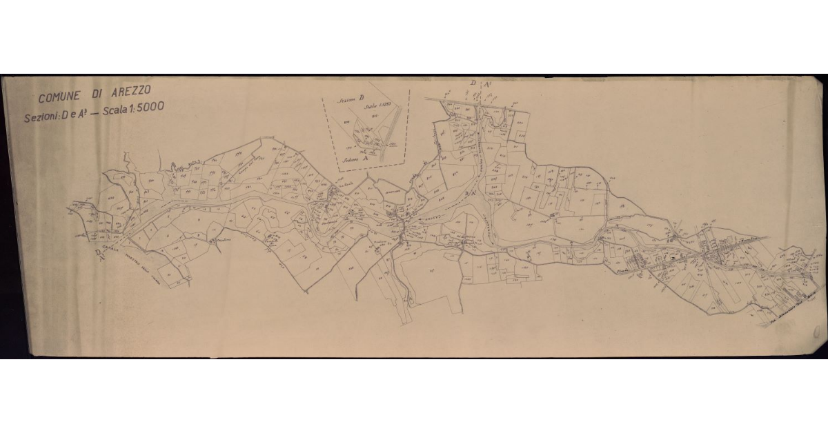 [Planimetria del bacino del Torrente Castro]