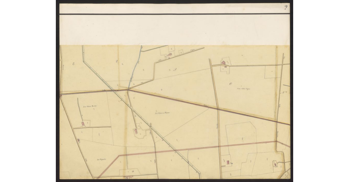 Linee progettate da Poccianti per la nuova incinta di Livorno [Foglio 2]