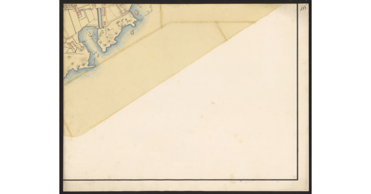 Linee progettate da Poccianti per la nuova incinta di Livorno [Foglio 16]