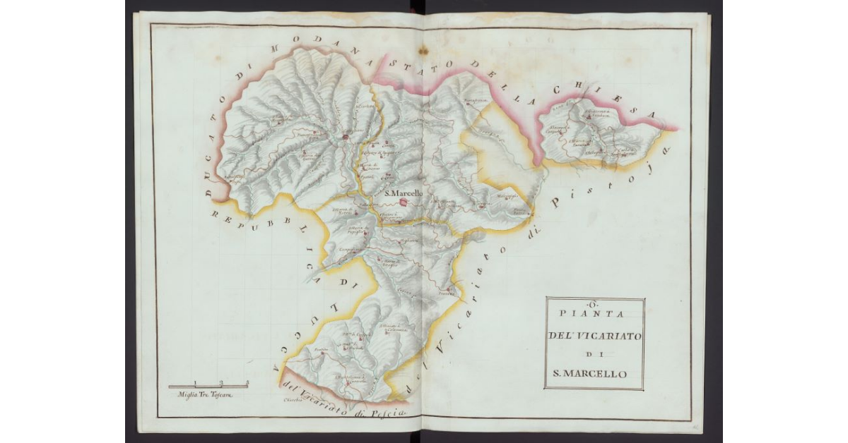 Pianta del Vicariato di S. Marcello