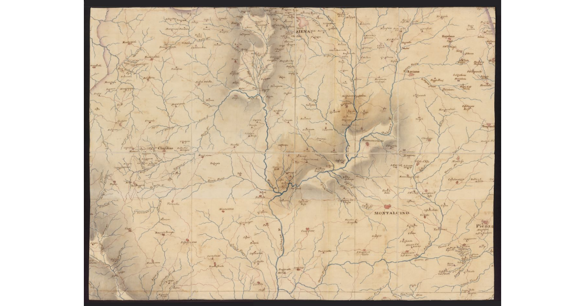 Carta geografica del Granducato di Toscana