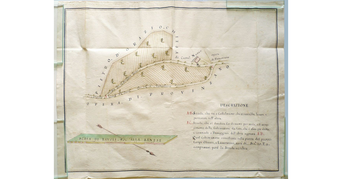 [Strada per Castelnuovo Berardenga al Podere di San Quirico]