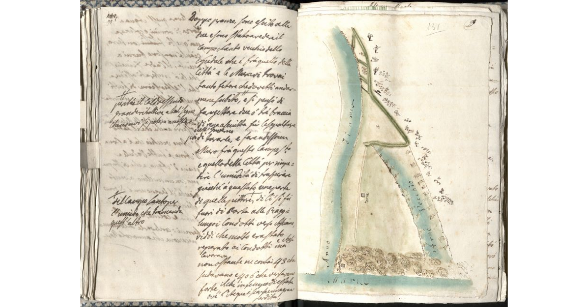 [Pianta di Bocca d'Arno]