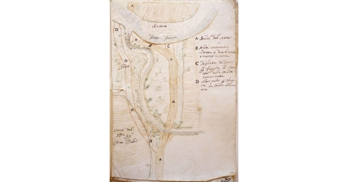 [Passo del Fosso della Feccia nella strada del Pesce a Chiusdino]