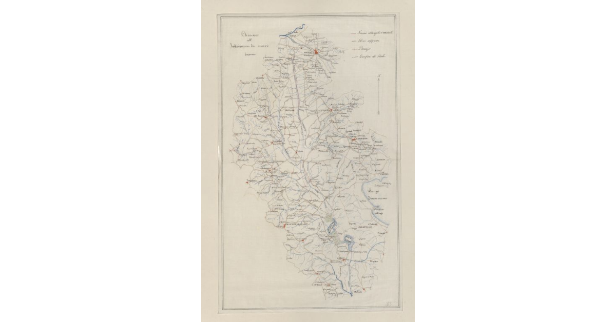 Chiana coll'indicazione dei nuovi lavori